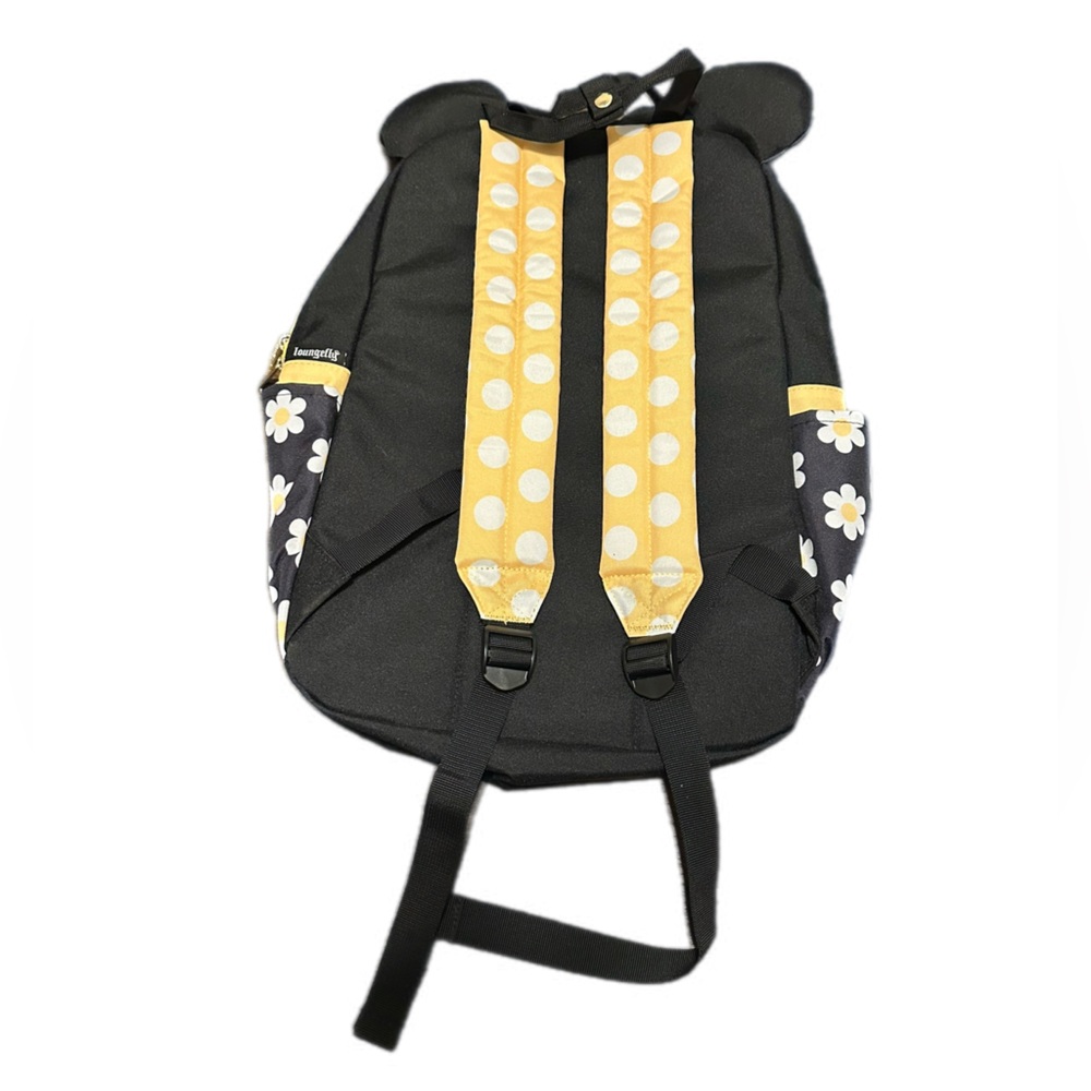 Loungefly Disney Minnie Mouse Flower Nylon Backpack - Picture 3 of 12